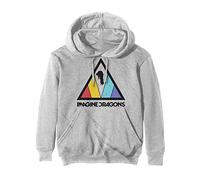 Imagine Dragons Hoodie Triangle Band Logo Official Off White Pullover Unisex