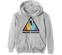 Imagine Dragons Hoodie Triangle Band Logo Official Off White Pullover Unisex XL