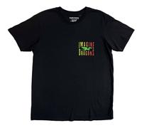 Imagine Dragons Men's Double Dragons Pocket T-Shirt in Black | Size: Medium Imagine Dragons Black M