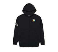 Imagine Dragons Men's Triangle Back Print Full Zip Hoodie in Black | Size: Medium Imagine Dragons Black M