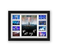 Imagine Dragons Poster Print - Limited Edition Autograph Fan Gift - Collectible Memorabilia Merchandise (Framed A4 (30x21cm))