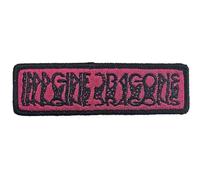 Imagine Dragons Patch Blurred Band Logo Official Embroidered woven iron on Taglia unica