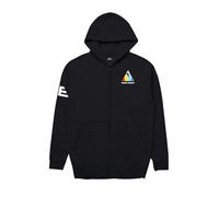 Imagine Dragons Unisex Adult Triangle Back Print Full Zip Hoodie (4XL) (Black)