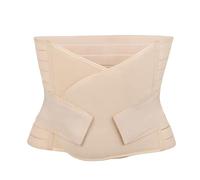 imagine dream believe Postpartum Belly Band - Adjustable C Section Belly Binder Wrap - One Size Fits Most Adjustable Stomach Binder - Natural or Black Waist Trainers for Postpartum Recovery