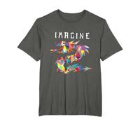 IMAGINE Fantasy Dragon Tattoo Style T-shirt T-Shirt