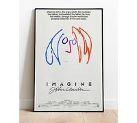Imagine John Lennon Movie Film Promo Poster : Huge 36"x24" Print Similar (Slightly Larger) to A1 Size BRING YOUR WALLS TO LIFE !!
