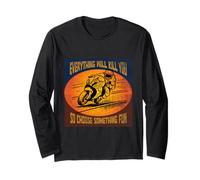 Imagine Life Without Motorbikes (Bike, Biker) Motorcycle Long Sleeve T-Shirt