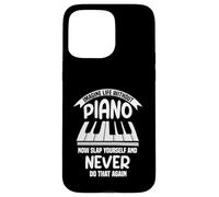 Imagine life without piano now slap yourself Case for iPhone 15 Pro Max
