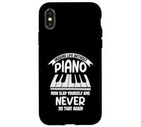 Imagine life without piano now slap yourself Case for iPhone X/XS