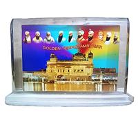 Imagine Mart All Ten Sikh Guru Pitures Transparent Fiber Frame Sikh Guru/God Pictures Sikhism Khalsa Car Dashboard | Mandir And Home Decor | Office Table Showpiece Super Quality