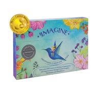 Imagine Meditation Cards for Kids - Award-Winning Mindfulness kit of XL Cards with Calming Guided Meditations for Empowerment, Focus and Relaxation. Great for Parents, Teachers and Therapists.