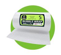 Imagine Packaging Large Bubble Wrap Roll 300mm x 5m - Small Air Bubbles Packaging for Moving House & Packing Storage Boxes