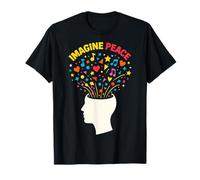 Imagine Peace Colorful Mind Explosion T-Shirt