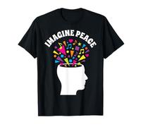 Imagine Peace Colorful Mind Explosion T-Shirt