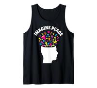 Imagine Peace Colorful Mind Explosion Tank Top
