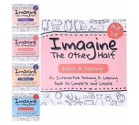 Imagine The Other Half: Interactive Kids Creative Drawing & Coloring Book, Easy And Fun Drawing Activity Book for Kid,Fun Coloring Book,Screen-Free Play Book,Drawing Activity Book of Faces (C)