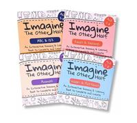 Imagine The Other Half: Interactive Kids Creative Drawing & Coloring Book, Easy And Fun Drawing Activity Book for Kid,Fun Coloring Book,Screen-Free Play Book,Drawing Activity Book of Faces (MIX 4P)