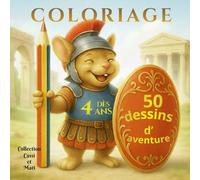 Imagine un voyage magique dans le temps autour du monde et viens colorier 50 dessins de grands moments de l'Histoire à travers ce LIVRE DE COLORIAGE ... beaux livres de coloriage de Cassi et Mati)