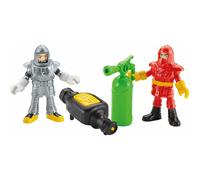 Imaginext 2 Pack Figurine Figure Set City Airport Emergency Vehicles
