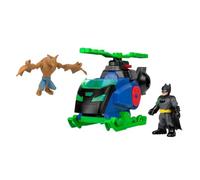Fisher-Price Imaginext DC Super Friends with 3-inch Action Figures & Toy Vehicle, Batcopter Batman, Man-Bat (Styles May Vary), JML97