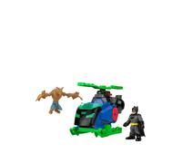 Fisher-Price Imaginext DC Super Friends with 3-inch Action Figures & Toy Vehicle, Batcopter Batman, Man-Bat (Styles May Vary), JML97