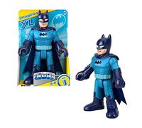 Imaginext DC Super Friends Batman Defendant XL Blue - Large Articulated Batman Figure with Superhero Cape - 25 cm - Gift from 3 Years, HFD50 Multi-Coloured