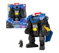 Imaginext DC Super Friends Batman Flight Mech | Toy with Lights, Sounds Motion & 3-inch Action Figure, 14.5-inch Toy Includes Launcher & Discs, JDL03