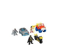 Imaginext DC Super Friends Batman Gift Set with Wonder Woman and Cyborg, 9 Piece Preschool Toy, One Colour, Women One Colour