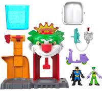 Imaginext DC Super Friends Batman Toy The Joker Funhouse Playset Color Changers with 2 Figures & Accessories for Ages 3+ Years,HMX55