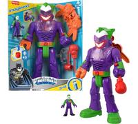Imaginext DC Super Friends The Joker Insider & LaffBot 12-Inch Robot with Lights & Sounds plus Figure for Ages 3+ years, HKN47,Multicoloured,Medium