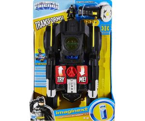Imaginext DC Super Friends Transforming Batmobile Remote Control Car BRAND NEW