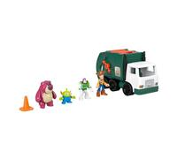 Fisher-Price Imaginext Disney and Pixar Toy Story Garbage Truck with 3-inch Buzz Lightyear, Woody & Lotso Action Figures, Alien Friend & Toy Vehicle, JLC41