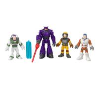 Fisher-Price Imaginext and Disney Buzz LightYear Mission Multipack Space Astronauts with 4 Action Figures for pre-schoolers, 3 Years and up