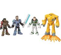 Imaginext Figure Set Disney and Pixar Lightyear Jr. ZAP Patrol Multipack with Buzz Lightyear Toy for Preschool Kids Ages 3+ Years, HGT27