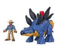 Imaginext Jurassic World Action Figure - Stegosaurus And Dr Grant