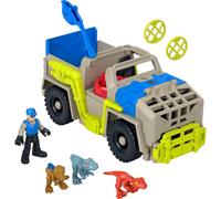 Imaginext Dinosaur Transport Truck And Figures Playset Yellow
