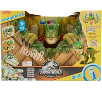 Fisher-Price Imaginext Jurassic World Thrash Attack Dilophosaurus Dinosaur Toy with Lights & Sounds for Kids
