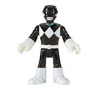 Imaginext Replacement Figure Power Rangers Playset CHH57 - Black Ranger and Blue Ranger ~ Replacement Black Ranger Zachary Taylor, Black, White