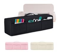 IMAGINING Stretchy & Washable Padded Dust Cover Compatible with Cricut Maker 3, Maker 4, Explore Air 2, Explore 3, Explore 4 Machines - with Pockets for Cricut Accessories and Suppliers, Tools