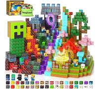 Imagiomo 500 Pcs Magnetic Blocks for 4-8 Years Old Kids Magnetic Building Blocks Cube with Storage Box STEM Educational Sensory Toy Christmas Birthday Gift for Boys and Girls