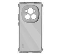iMak Case for Honor Magic 6 Pro Translucent Bumper Corners, Transparent black