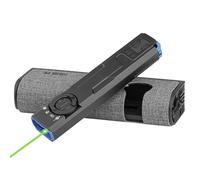 IMALENT GR35 2800 Lumens Rechargeable EDC Torch, 4-in-1 Mode Including Green Beam,426 Metre Range,Super-Thin Build Flat with Two-Way Pocket Clip for Outdoors, Emergency (with Charging Box)