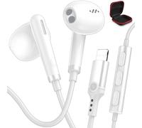 iMangoo for Apple MFi-Certified Headphones for Lightning Wired Earbuds | Noise Isolation Semi in Ear Buds with Mic Volume Control for Apple Earphones Corded for iPhone 14 13 12 11 Pro Max 8 7 SE XR
