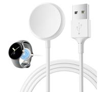 iMangoo Watch Charger Cable for Google Pixel Watch Gen 1 ONLY, USB-A Pixel Smartwatch 1 Fast Charging Replacement Charges Cord with Securely Magnetic Magnet Adsorption 3.3ft White