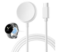 iMangoo Watch Charger Cable for Google Pixel Watch Gen 1 ONLY, USB Type C Pixel Smartwatch 1 Fast Charging Replacement Charges Cord with Securely Magnetic Magnet Adsorption 3.3ft White