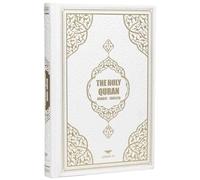 Imani Aksa Holy Quran Arabic English Translated and Annotated into French and A Free Muslim Prayer Carpet (White)