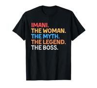 Imani The Woman The Myth The Legend The Boss T-Shirt