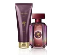 Imari Eclipse Perfume Set - 50ml EDT and 125ml Body Lotion for women - a chypre, fruity fragrance - plus a cosmetics bag by Avon.