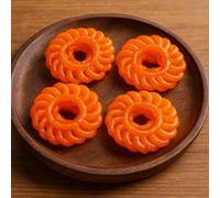 Imarti Indian Sweet - Traditional Mithai Made with Gram Flour, Urid Dal & Sugar - Rich, Festive Dessert -4 Piece