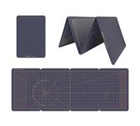 iMAT Flip Cutting Mat M Type, Foldable, Min Size Close to A4, Max Size 13.78"x37.8" (35x96 cm), Double-Sided Use, One Side: in, Other Side: cm, Suitable for Handmade Projects (Navy Blue)